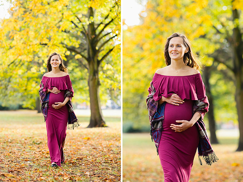 pregnancy maternity autumn fall photo shoot London Kensington Hyde park (22)