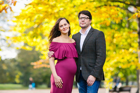 pregnancy maternity autumn fall photo shoot London Kensington Hyde park (31)
