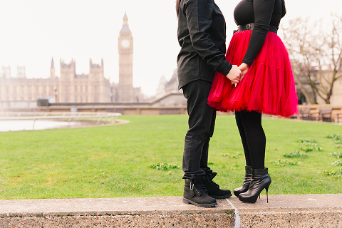gay lesbian same sex couple photo shoot London Big Ben Westminster Valentines day (1)