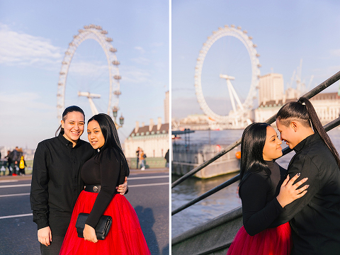 gay lesbian same sex couple photo shoot London Big Ben Westminster Valentines day (27)
