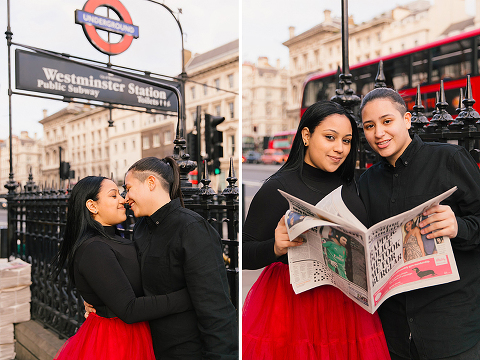 gay lesbian same sex couple photo shoot London Big Ben Westminster Valentines day (36)