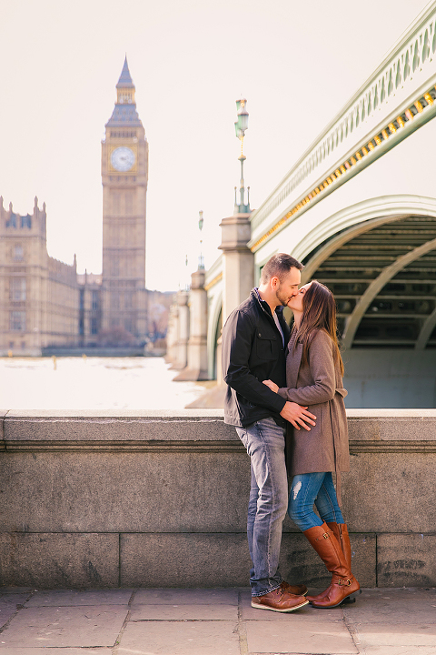couples photo shoot in London Westminster Big Ben spring engagement photographer (10)