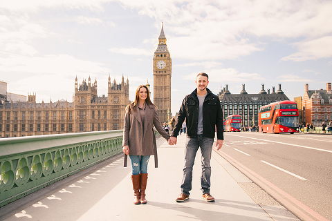 couples photo shoot in London Westminster Big Ben spring engagement photographer (13)