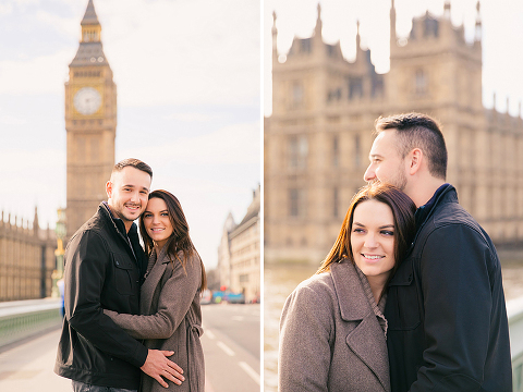 couples photo shoot in London Westminster Big Ben spring engagement photographer (15)