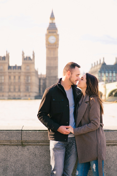 couples photo shoot in London Westminster Big Ben spring engagement photographer (3)
