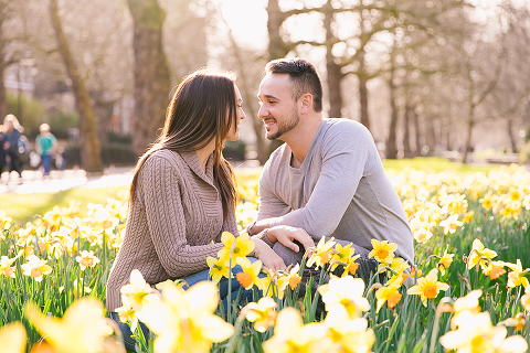 couples photo shoot in London Westminster Big Ben spring engagement photographer (34)