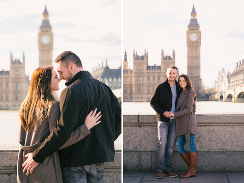 couples photo shoot in London Westminster Big Ben spring engagement photographer (5)