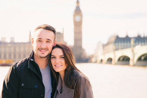couples photo shoot in London Westminster Big Ben spring engagement photographer (7)