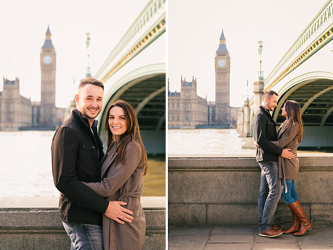 couples photo shoot in London Westminster Big Ben spring engagement photographer (8)