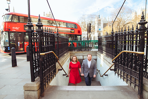 couple love story anniversary photo shoot London Westminster Bridge Red telephone box Big Ben (12)