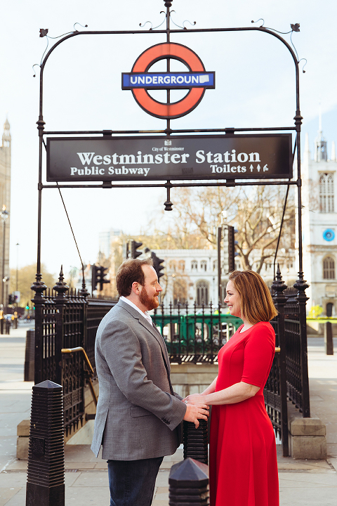 couple love story anniversary photo shoot London Westminster Bridge Red telephone box Big Ben (15)