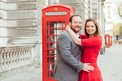 couple love story anniversary photo shoot London Westminster Bridge Red telephone box Big Ben (18)