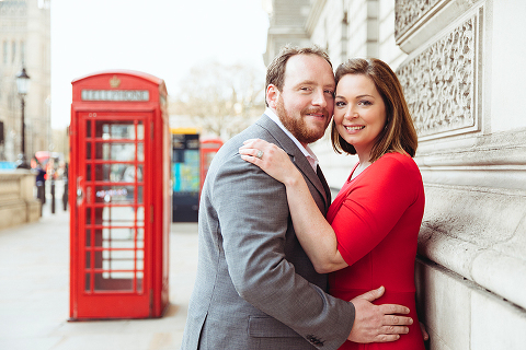 couple love story anniversary photo shoot London Westminster Bridge Red telephone box Big Ben (23)