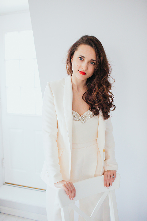 bridal editorial London spring portrait fashion belle and bunty