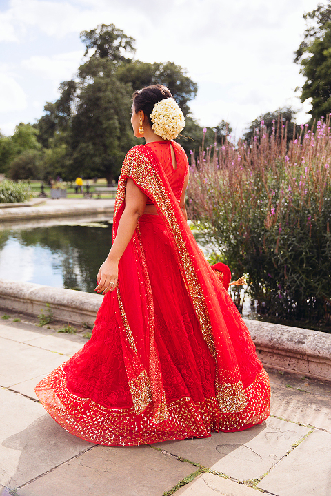 hindu diwali outfit fashion photo shoot london hyde park indian dress make-up look (13)