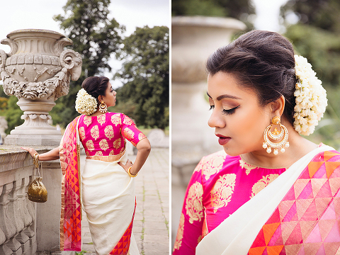 hindu diwali outfit fashion photo shoot london hyde park indian dress make-up look (16)