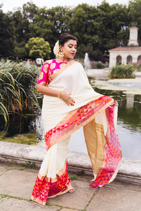 hindu diwali outfit fashion photo shoot london hyde park indian dress make-up look (20)