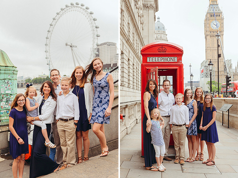 family summer photo shoot london westminster big ben london eye kids portraits