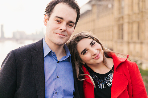 proposal engagement couples pre wedding photo shoot London Westminster Tower Bridge (11)