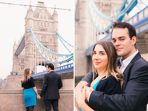 proposal engagement couples pre wedding photo shoot London Westminster Tower Bridge (22)