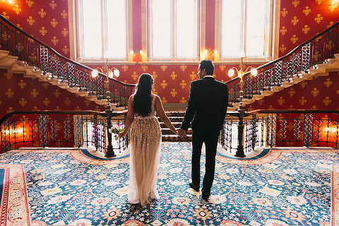 couples anniversary photo shoot London Kings Cross St Pancras hotel (10)