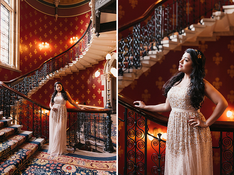 couples anniversary photo shoot London Kings Cross St Pancras hotel (13)