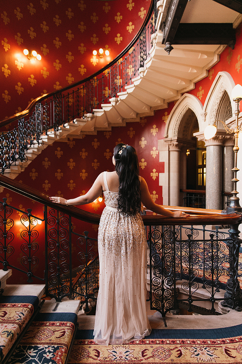 couples anniversary photo shoot London Kings Cross St Pancras hotel (14)