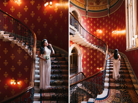 couples anniversary photo shoot London Kings Cross St Pancras hotel (18)