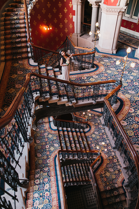 couples anniversary photo shoot London Kings Cross St Pancras hotel (19)