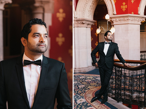 couples anniversary photo shoot London Kings Cross St Pancras hotel (21)