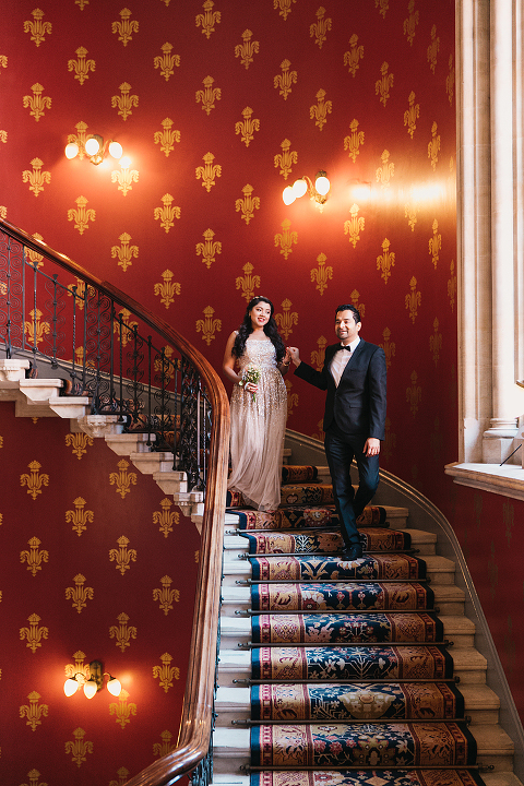 couples anniversary photo shoot London Kings Cross St Pancras hotel (4)