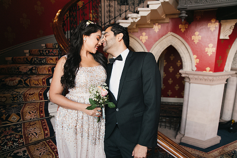 couples anniversary photo shoot London Kings Cross St Pancras hotel (5)