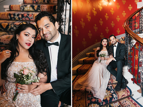 couples anniversary photo shoot London Kings Cross St Pancras hotel (6)