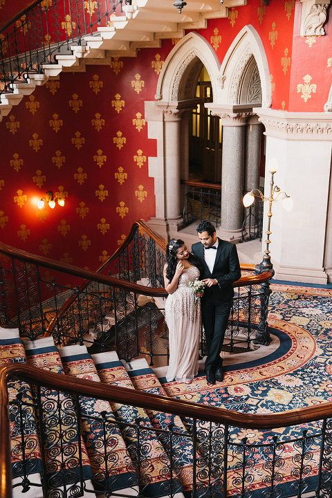 couples anniversary photo shoot London Kings Cross St Pancras hotel (7)