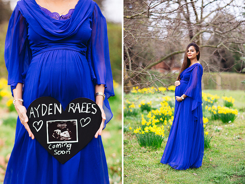 pregnancy maternity couples photo shoot spring London Regent's park (10)