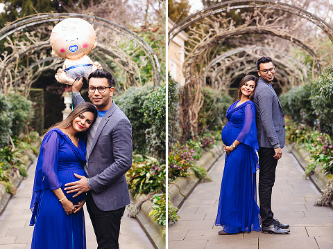 pregnancy maternity couples photo shoot spring London Regent's park (14)