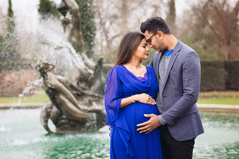 pregnancy maternity couples photo shoot spring London Regent's park (16)