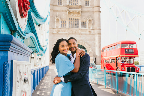 couples anniversary engagement photo shoot London Tower Bridge summer (10)