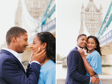 couples anniversary engagement photo shoot London Tower Bridge summer (4)