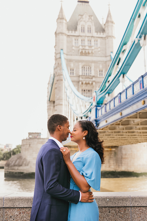 couples anniversary engagement photo shoot London Tower Bridge summer (5)