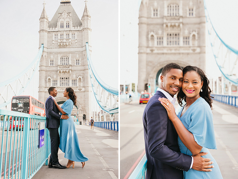 couples anniversary engagement photo shoot London Tower Bridge summer (7)