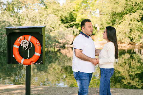 engagement photography in london regent's park couples shoot summer