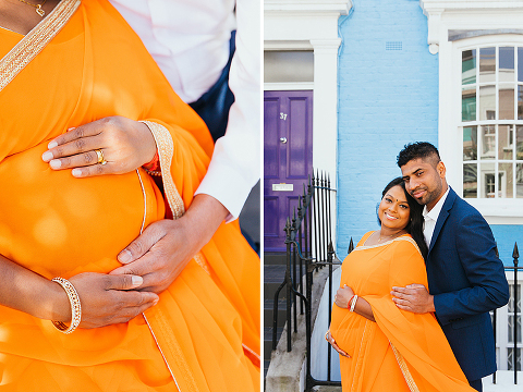 pregnancy photography london notting hill photo shoot couple (1)