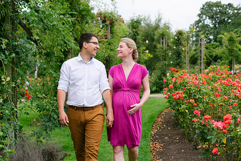 pregnancy maternity couples photoshoot regent's park london summer (11)