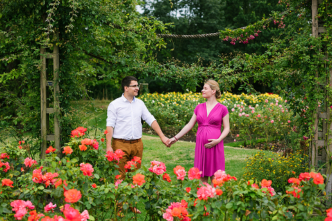 pregnancy maternity couples photoshoot regent's park london summer (14)
