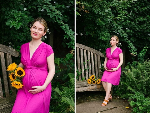 pregnancy maternity couples photoshoot regent's park london summer (24)